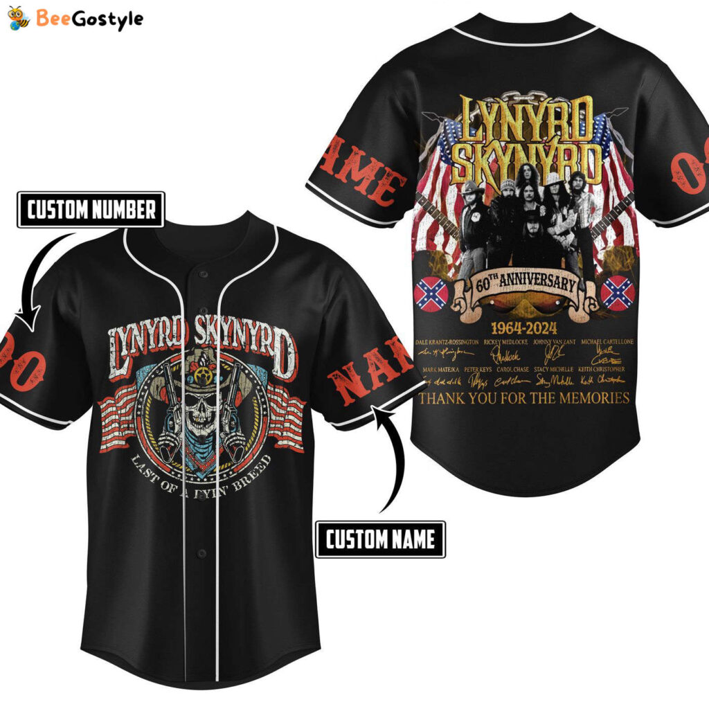 Lynyrd Skynyrd Baseball Jersey For Men Women And Kids Gift for Fans Lynyrd Skynyrd Baseball Jersey For Men Women And Kids Gift for Fans