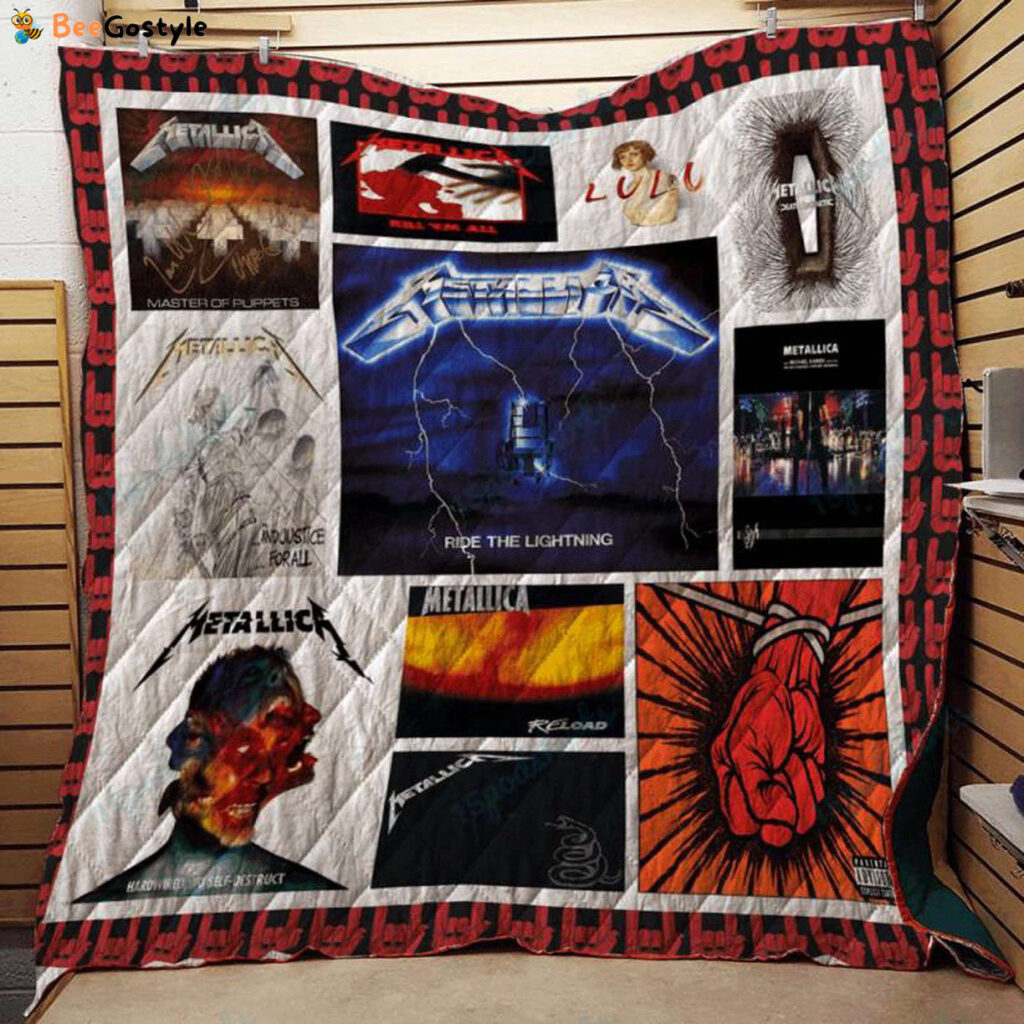 M Metallica Albums Quilt Blanket For Fans New M Metallica Albums Quilt Blanket For Fans New