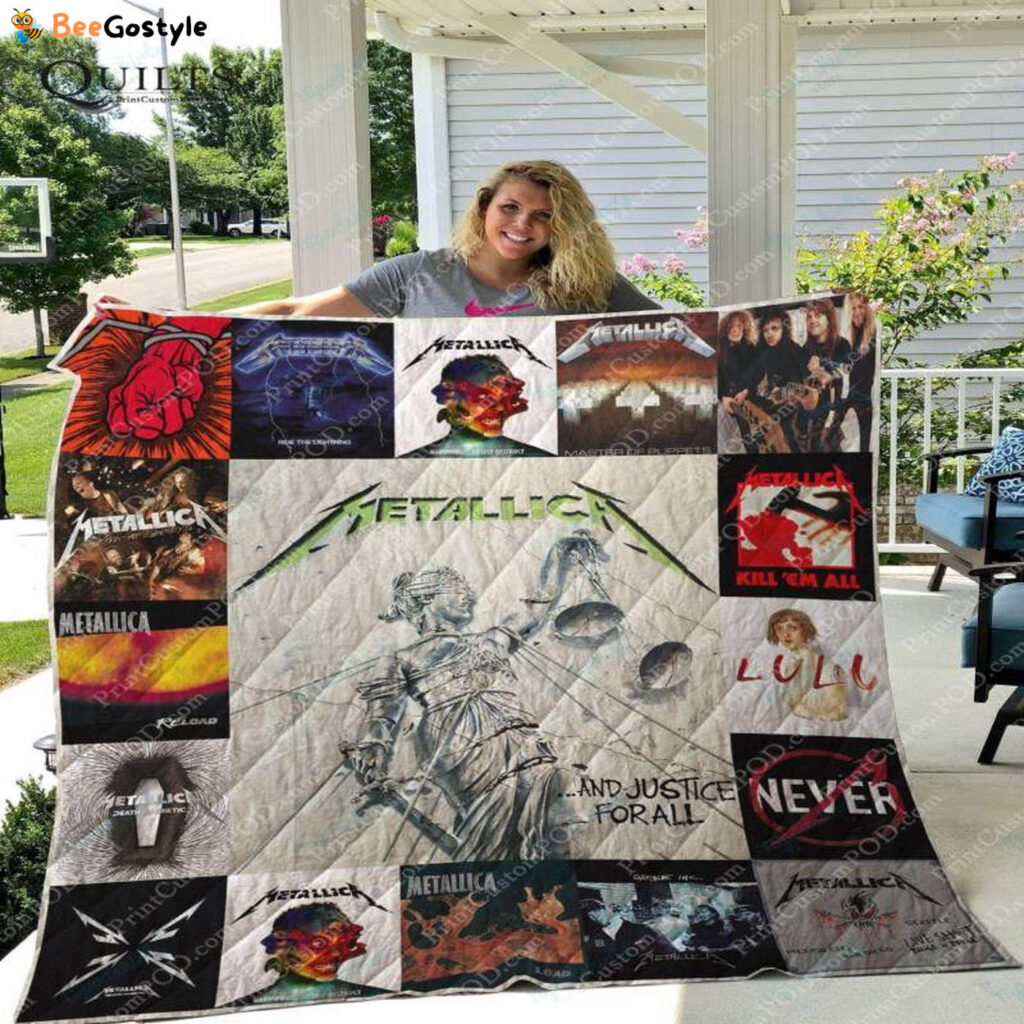 M Metallica Albums Quilt Blanket For Fans Ver 17 M Metallica Albums Quilt Blanket For Fans Ver 17