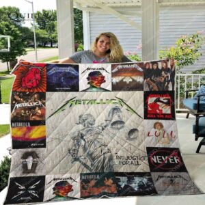 M Metallica Albums Quilt Blanket For Fans Ver 17 3