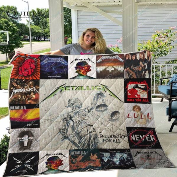 M Metallica Albums Quilt Blanket For Fans Ver 17