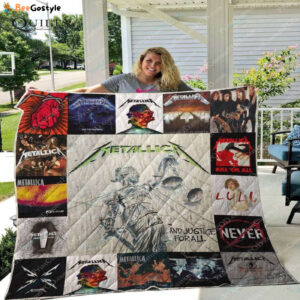 M Metallica Albums Quilt Blanket For Fans Ver 17