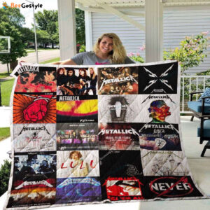 M Metallica Quilt Blanket