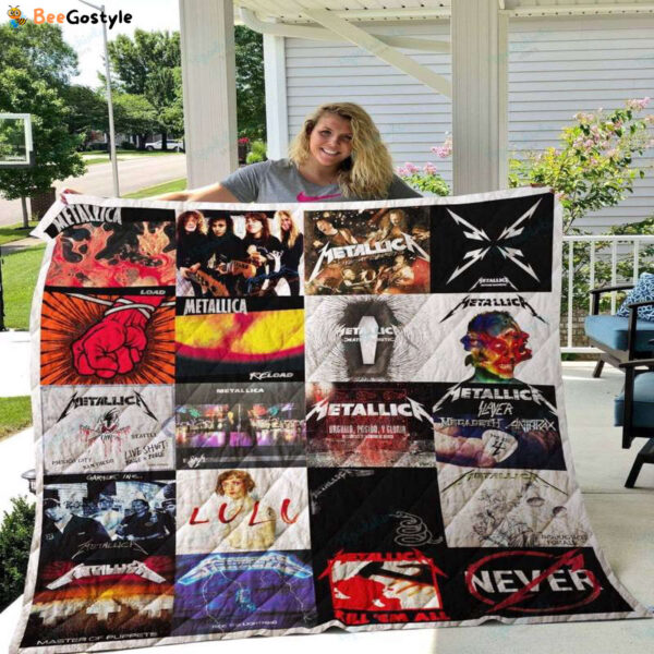 M Metallica Quilt Blanket