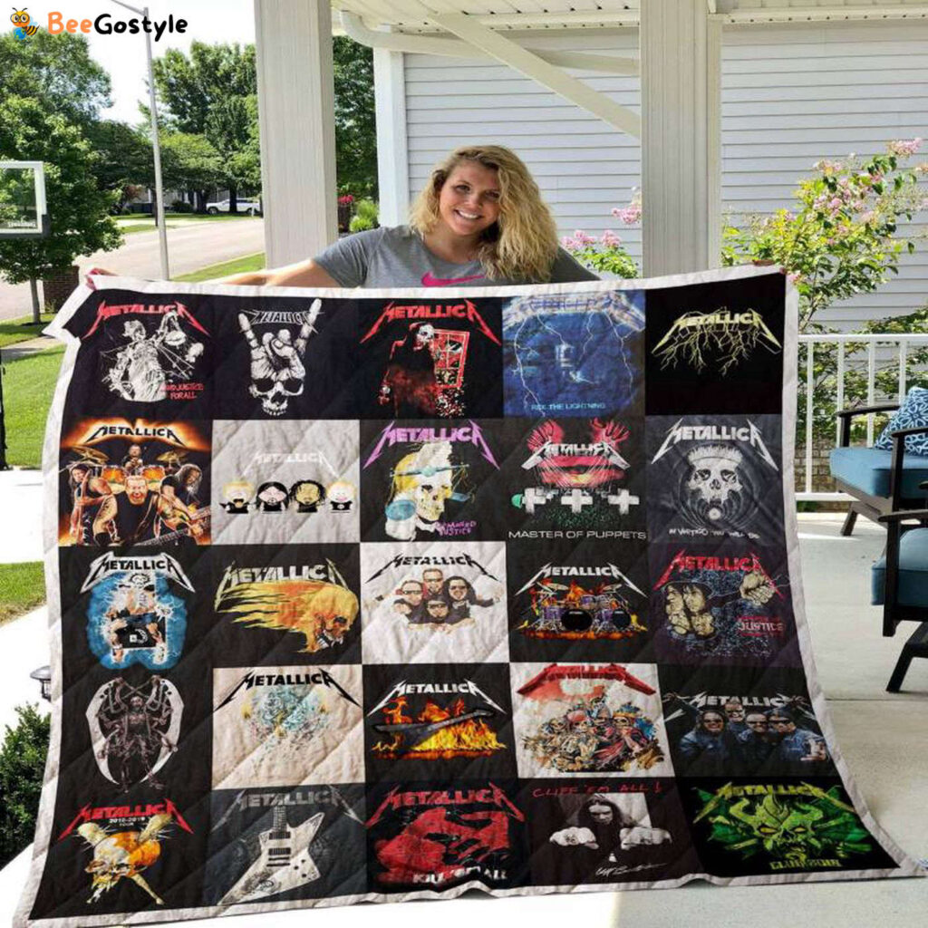 M- Metallica T-shirt Quilt Blanket M- Metallica T-shirt Quilt Blanket