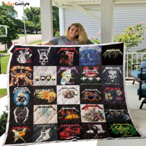 M- Metallica T-shirt Quilt Blanket