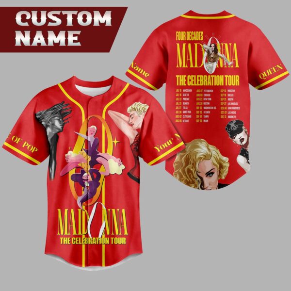 Madonna Baseball Jersey For Men Women And Kids Gift for Fans