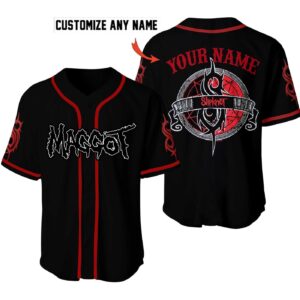 Maggot Slipknot Personalized Baseball Jersey Shirt 1