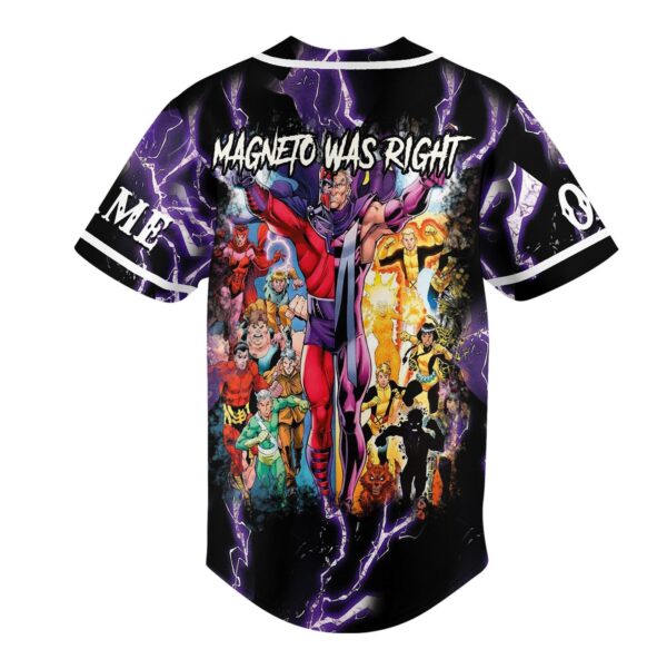 Magneto Was Right Baseball Jersey For Men Women And Kids Gift for Fans