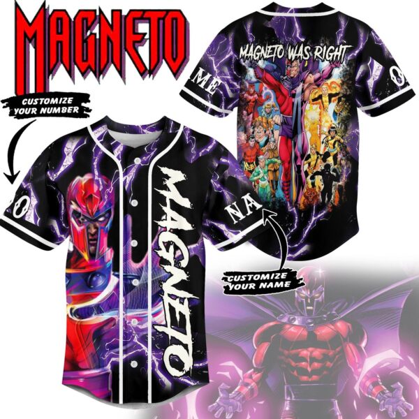 Magneto Was Right Baseball Jersey For Men Women And Kids Gift for Fans