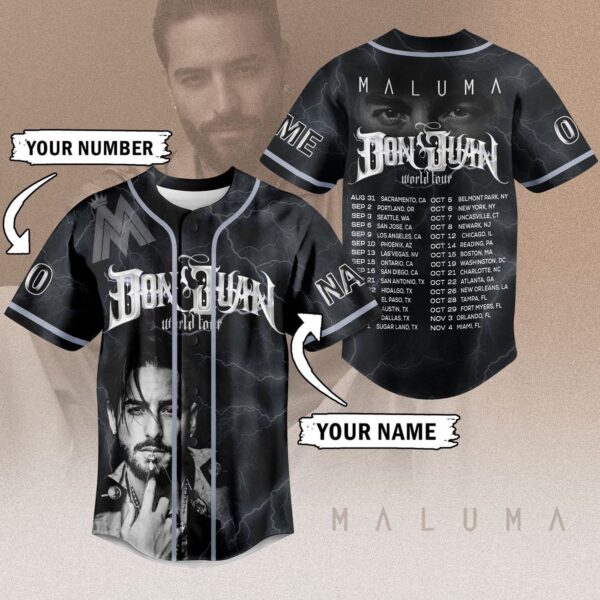 Maluma Baseball Jersey For Men Women And Kids Gift for Fans