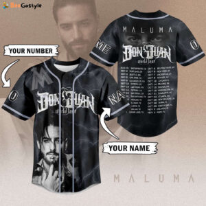 Maluma Baseball Jersey For Men Women And Kids Gift for Fans