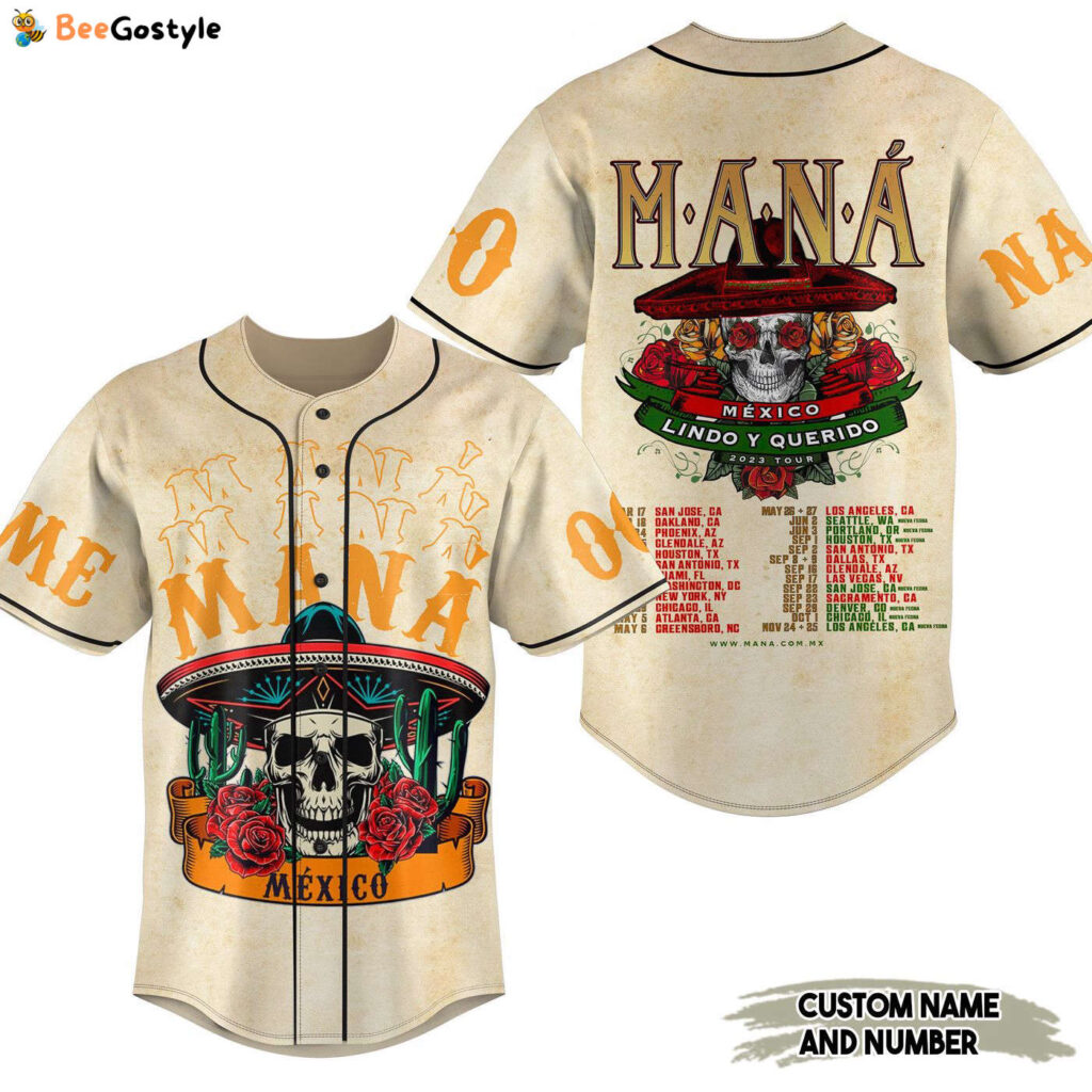 Mana Mexico Lindo Y Querido Baseball Jersey For Men Women And Kids Gift for Fans Mana Mexico Lindo Y Querido Baseball Jersey For Men Women And Kids Gift for Fans