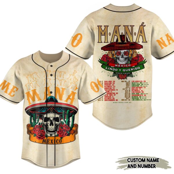 Mana Mexico Lindo Y Querido Baseball Jersey For Men Women And Kids Gift for Fans