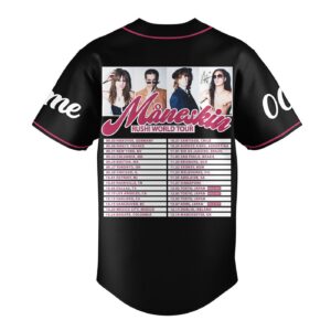 Maneskin Rush World Tour Baseball Jersey For Men Women And Kids Gift for Fans 3