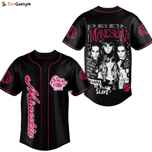 Maneskin Rush World Tour Baseball Jersey For Men Women And Kids Gift for Fans