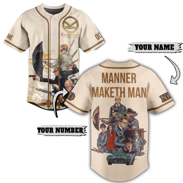 Manners Maketh Man Baseball Jersey For Men Women And Kids Gift for Fans