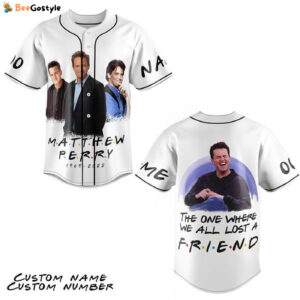 Matthew Perry Baseball Jersey For Men Women And Kids Gift for Fans