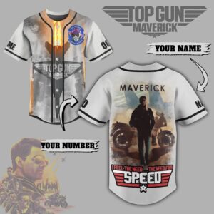 Maverick Baseball Jersey For Men Women And Kids Gift 1
