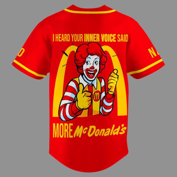 McDonald Baseball Jersey For Men Women And Kids Gift