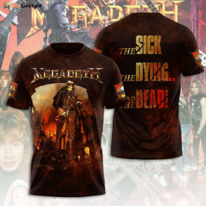 Megadeth Band 3D T-Shirt Hoodie Sweatshirt T-Shirt Hoodie SweatShirt – ANHNV 4379