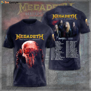 Megadeth Band 3D Apparel T-Shirt Hoodie SweatShirt – Cap Gift for Men Women Fan
