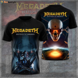 Megadeth Band 3D Apparel T-Shirt Hoodie SweatShirt – Cap Gift for Men Women Fan