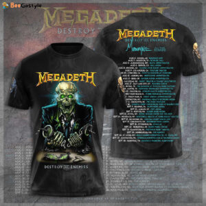 Megadeth Band 3D Apparel T-Shirt Hoodie SweatShirt – Cap Gift for Men Women Fan