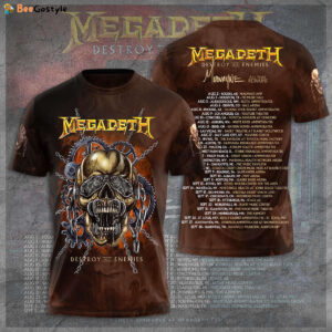 Megadeth Band 3D Apparel T-Shirt Hoodie SweatShirt – Cap Gift for Men Women Fan