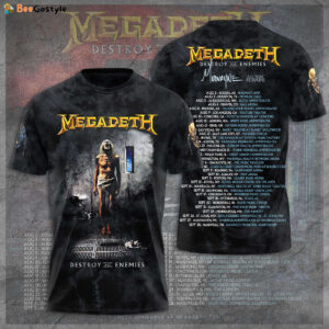 Megadeth Band 3D Apparel T-Shirt Hoodie SweatShirt – Cap Gift for Men Women Fan