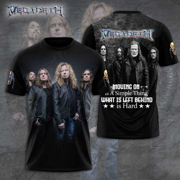 Megadeth Band 3D Apparel T-Shirt Hoodie SweatShirt – Cap Gift for Men Women Fan