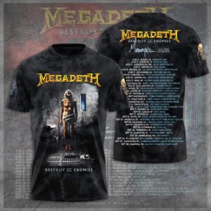 Megadeth Band 3D Apparel T-Shirt Hoodie SweatShirt – Cap Gift for Men Women Fan 1