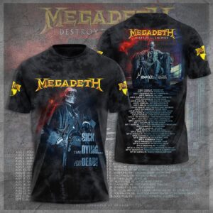 Megadeth Band 3D Apparel T-Shirt Hoodie SweatShirt – Cap Gift for Men Women Fan 1