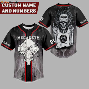 Megadeth Baseball Jersey For Men Women And Kids Gift