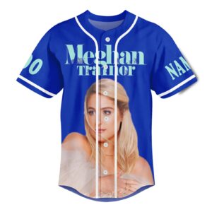 Meghan Trainor Baseball Jersey For Men Women And Kids Gift for Fans 1