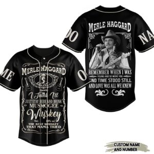 Merle Haggard Sing Baseball Jersey For Men Women And Kids Gift for Fans 1