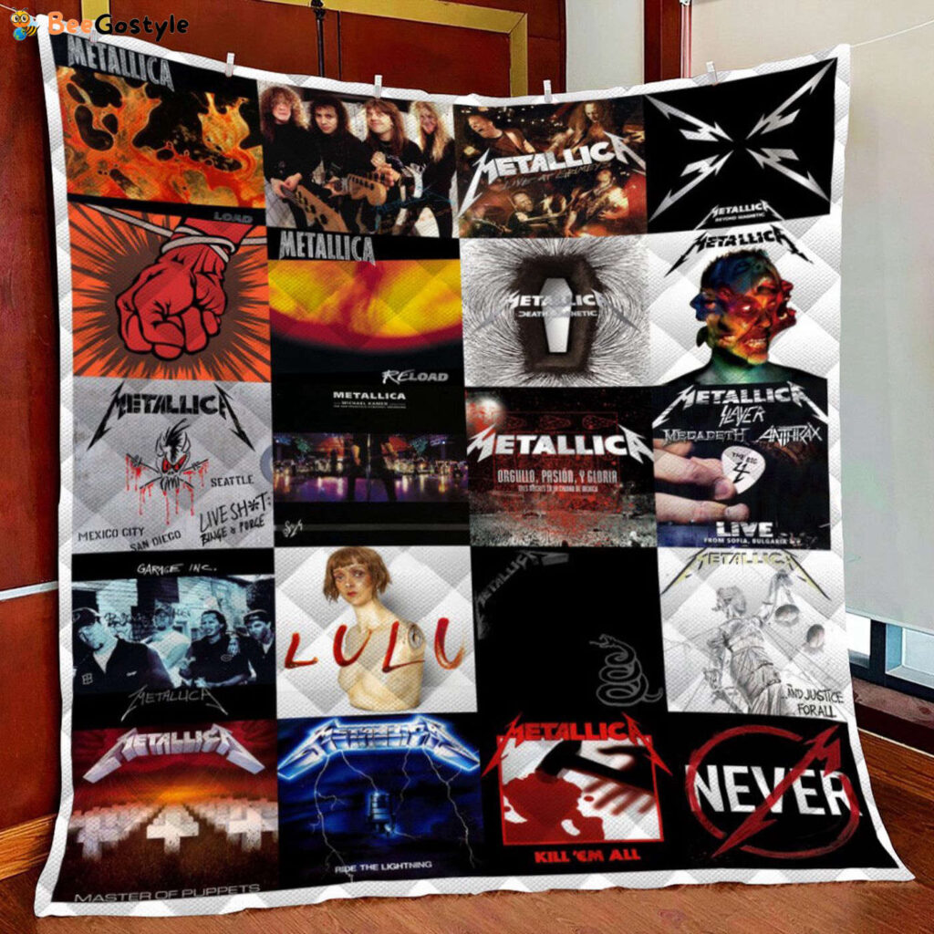 Metallica 01 Fleece Blanket Quilt Blanket Metallica 01 Fleece Blanket Quilt Blanket