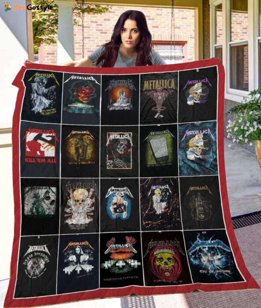 Metallica 3D Quilt Blanket, Fleece Blanket Metallica 3D Quilt Blanket, Fleece Blanket