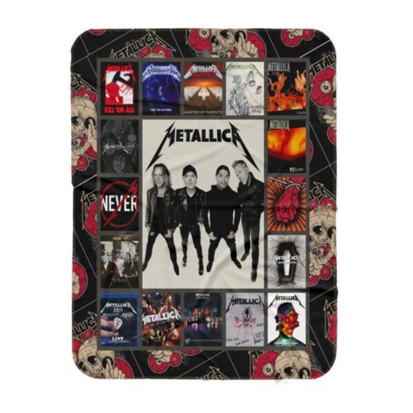 Metallica Album Blanket Sherpa Blanket