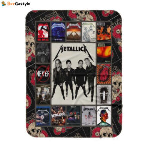 Metallica Album Blanket Sherpa Blanket