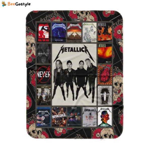 Metallica Album Blanket Sherpa Blanket