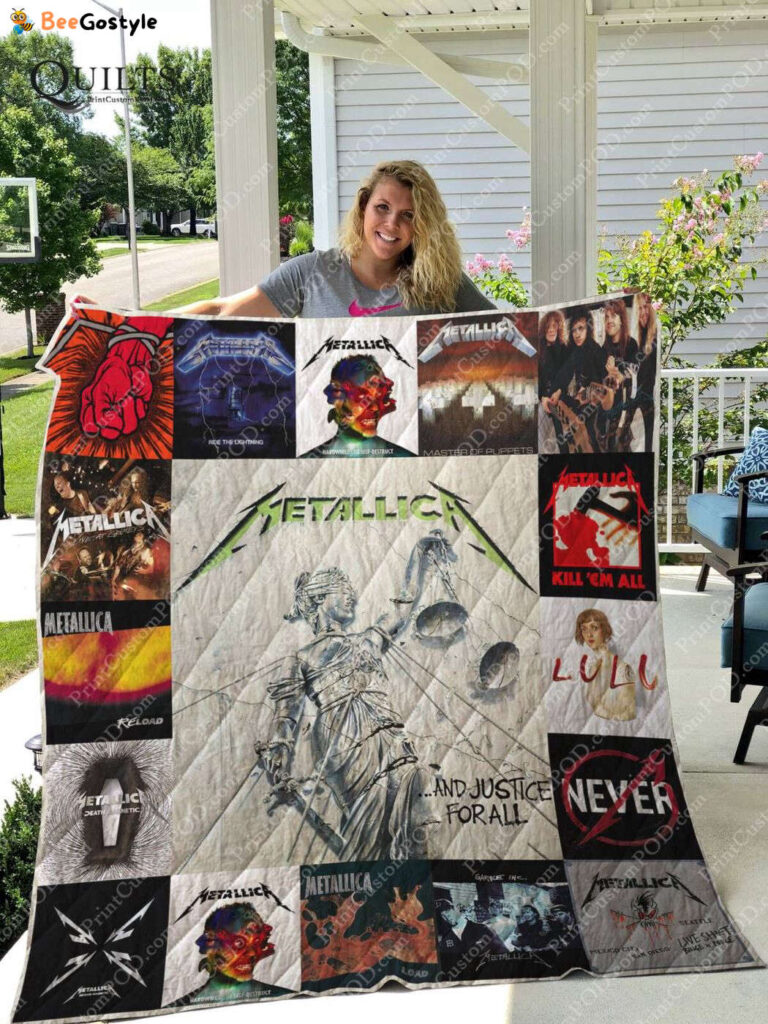 Metallica Albums 3D Quilt Blanket, Fleece Blanket Metallica Albums 3D Quilt Blanket, Fleece Blanket