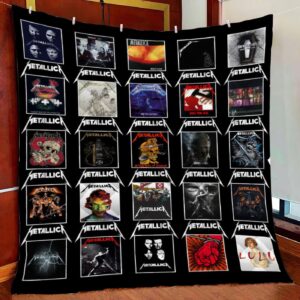 Metallica Albums Fleece Blanket Quilt Blanket For Bed 1