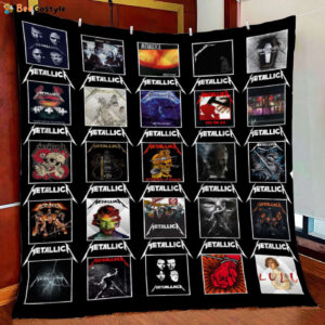 Metallica Albums Fleece Blanket Quilt Blanket For Bed