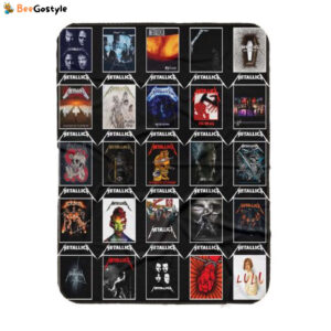 Metallica Albums Quilt Sherpa Blanket