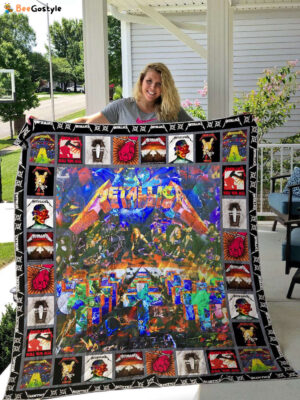 Metallica All Season Plus Size Quilt Blanket For Fans