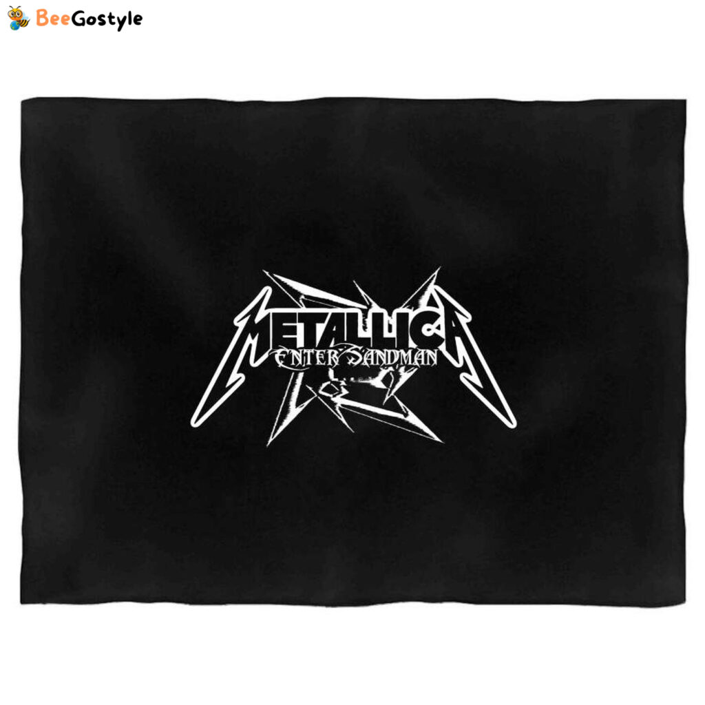 Metallica Graphic Classic Rock Enter Sandman Blanket Metallica Graphic Classic Rock Enter Sandman Blanket
