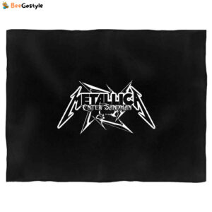 Metallica Graphic Classic Rock Enter Sandman Blanket