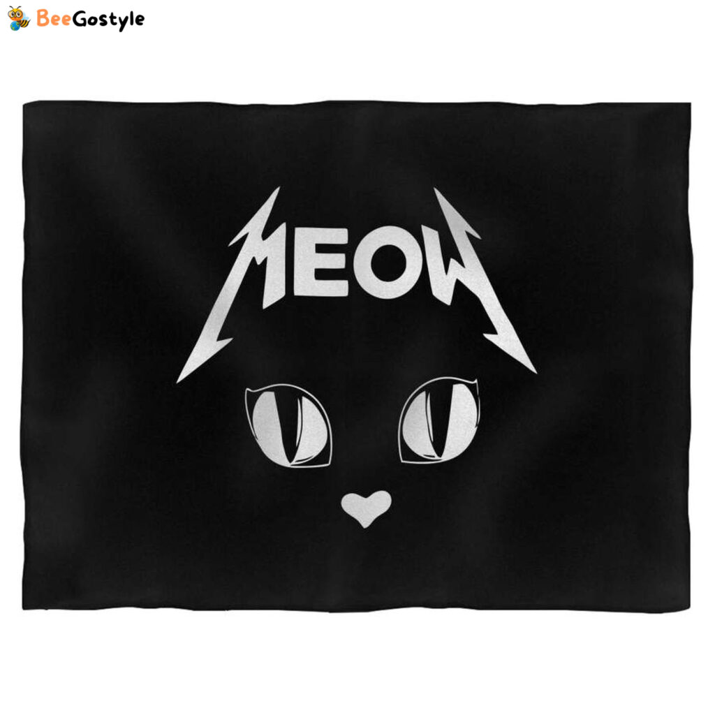 Metallica Meow Cat Blanket Metallica Meow Cat Blanket