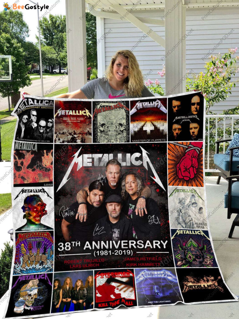 Metallica Quilt Blanket 02 Metallica Quilt Blanket 02